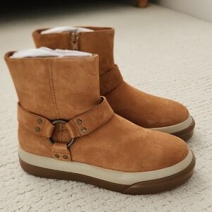 Free People Bodhi Harness Boots. Size 8